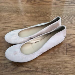 Dusty Rose Suede J. Crew Flats